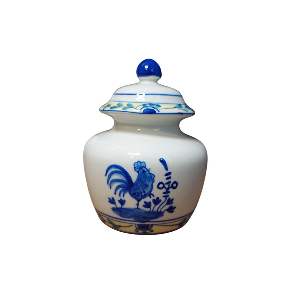 Vintage Boston Warehouse with rooster hand painted design decor